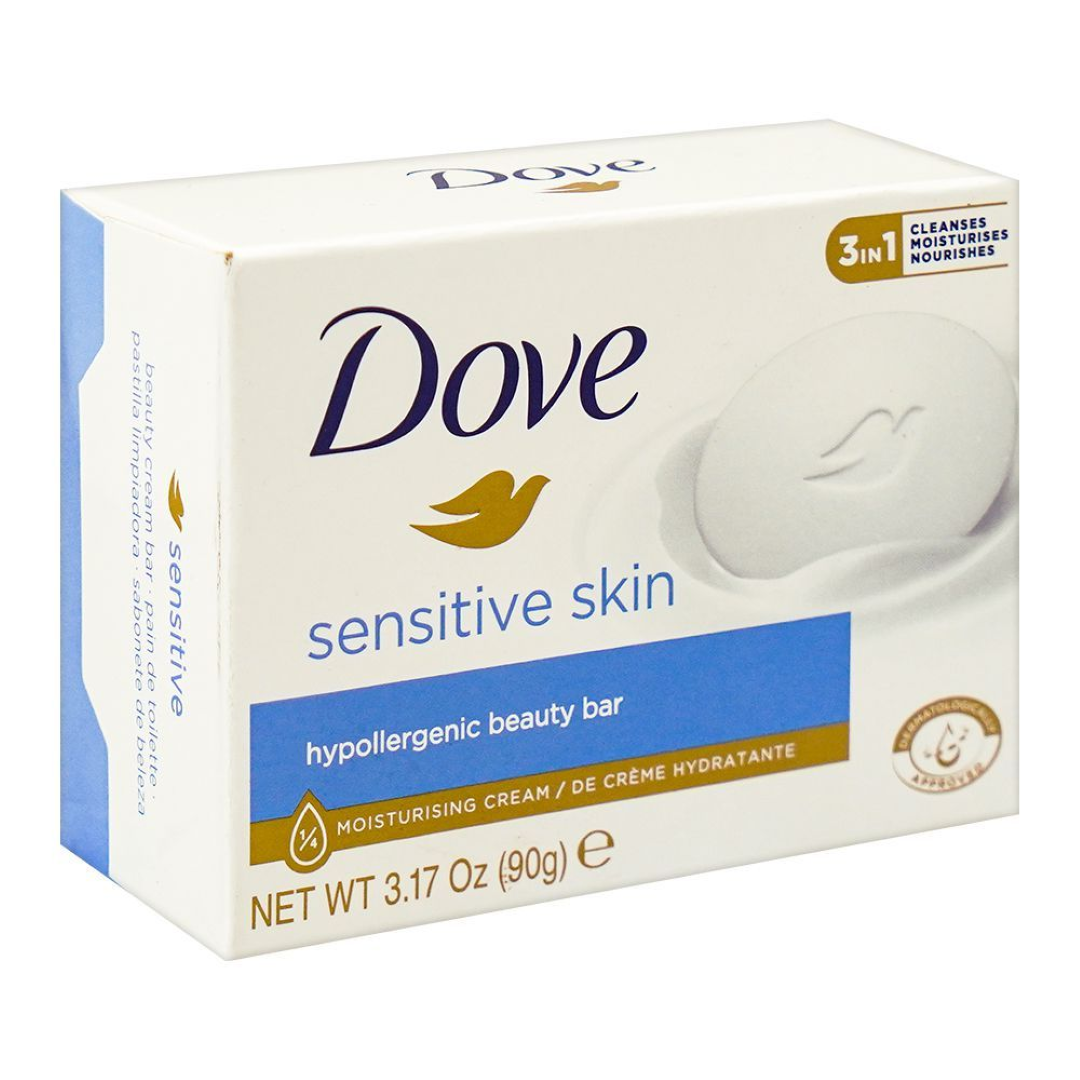 DOVE BAR SOAP SENSITIVE SKIN HYPOALLERGENIC 90G